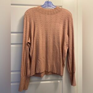 Lauren Conrad Pointelle sweater, size XL